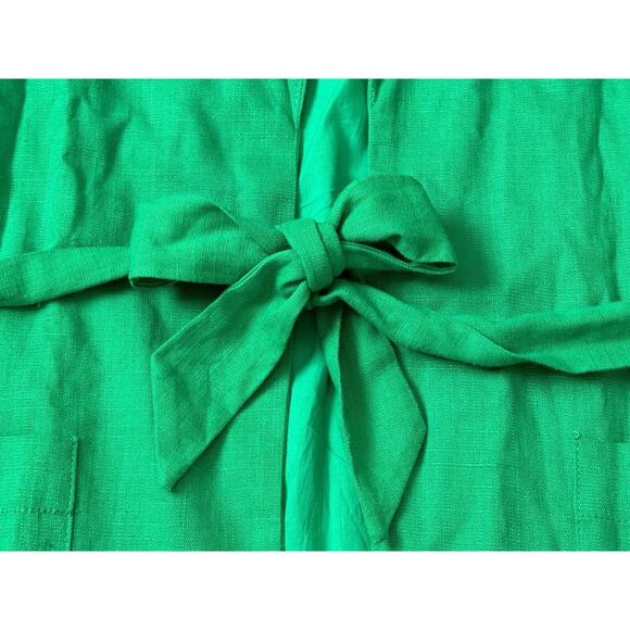 By EG Reis ByEgreis Alvina Green Blazer Linen Viscose Blend Women’s Size Medium - Picture 2 of 8
